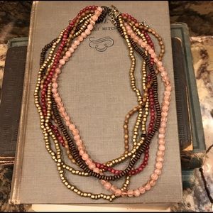 👉SOLD👈 Multi strand bead necklace